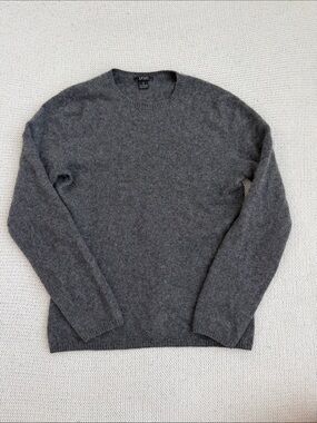 Prive 100% Cashmere Sweater Gray Size Small